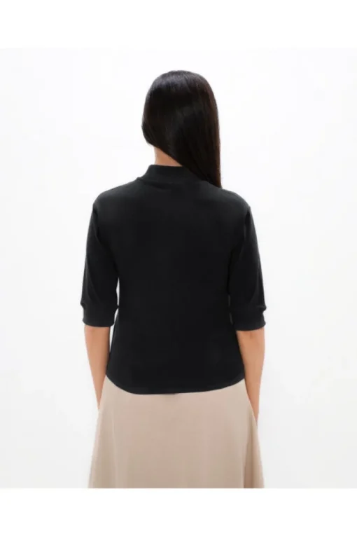 Doha DIA High Neck Sweater Black Sand<1 People Fashion