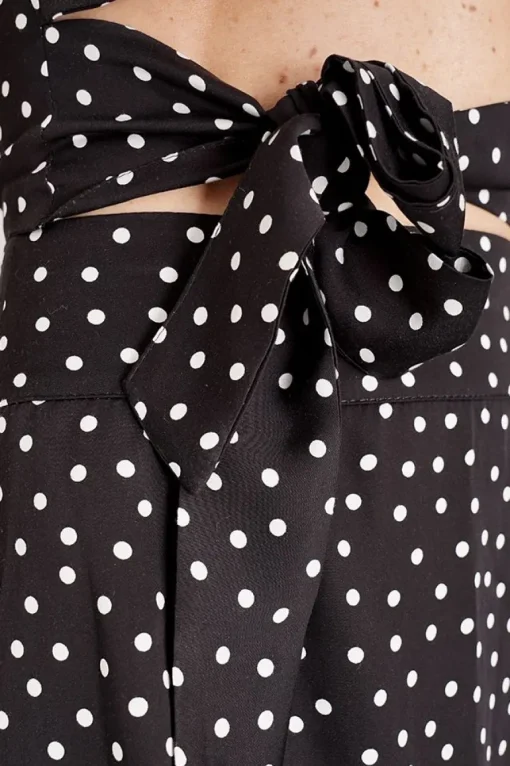 Dolly Toppi Polka Dot Musta<ANGELL Store
