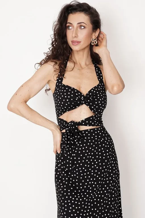 Dolly Toppi Polka Dot Musta<ANGELL Store