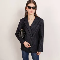 Double Breasted Blazer Selvedge Denim<Studio Heijne Cheap