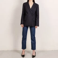 Double Breasted Blazer Selvedge Denim<Studio Heijne Cheap
