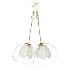 Double-Flower Korvakorut Valkoinen<Upcycle with Jing Clearance
