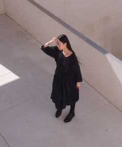 Drap Lyocell Mekko Sininen<Cecilia Sörensen Best