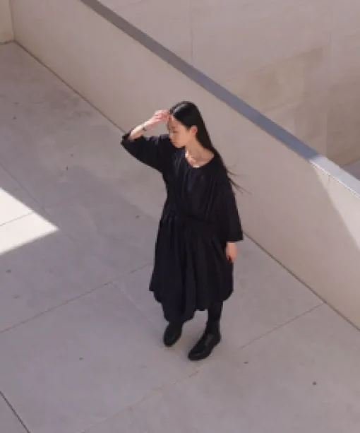 Drap Lyocell Mekko Sininen<Cecilia Sörensen Best