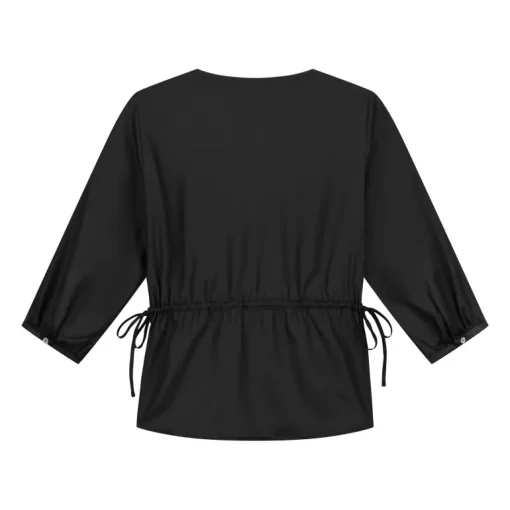Dressy Tencel Pusero Musta<CharlieMary Cheap