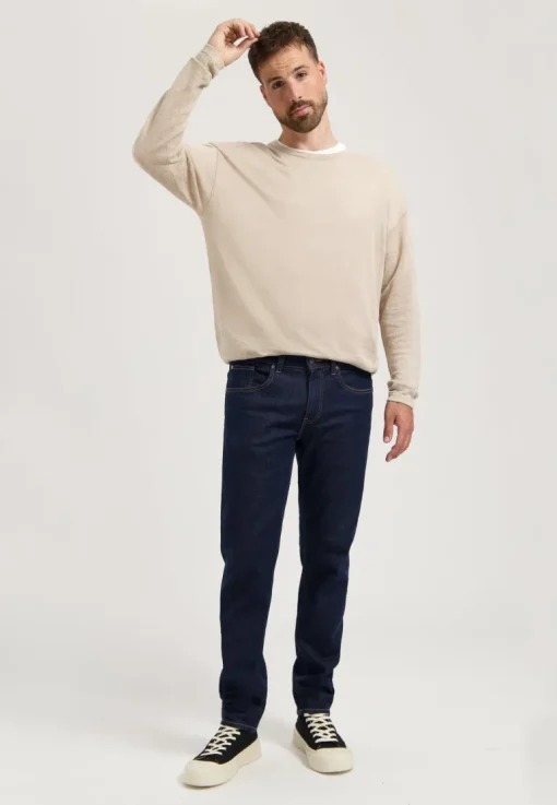 Dunn Low Tapered Jeans Strong Blue<MUD Jeans Cheap