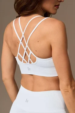 Earth Sports Bra White<Believe Athletics Clearance