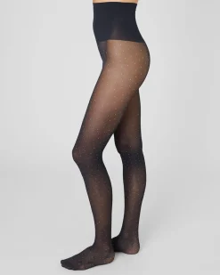 Eira Petite Dots Tights Black<Swedish Stockings Hot