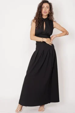 Eleonora Maxi Skirt Black<ANGELL Outlet