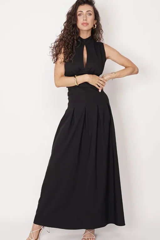 Eleonora Maxi Skirt Black<ANGELL Outlet