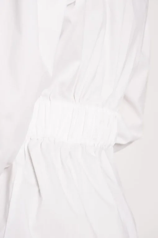 Elia Button-Up Shirt White<ANGELL Hot