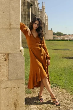 Eloise Dress Golden Leo<Nakoa Flash Sale