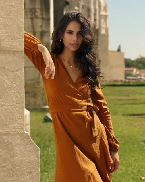 Eloise Dress Golden Leo<Nakoa Flash Sale