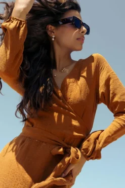 Eloise Dress Golden Leo<Nakoa Flash Sale