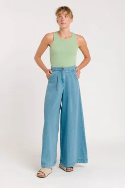 Elsa Farkut Vaalea Denim<Kings Of Indigo Sale