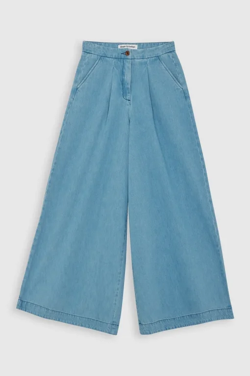 Elsa Farkut Vaalea Denim<Kings Of Indigo Sale