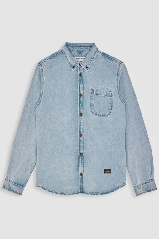 Enda Farkkupaita Vaalea Denim<Kings Of Indigo Discount