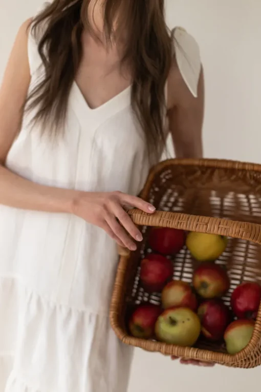 Pellavamekko Ekru<Enteliér Shop