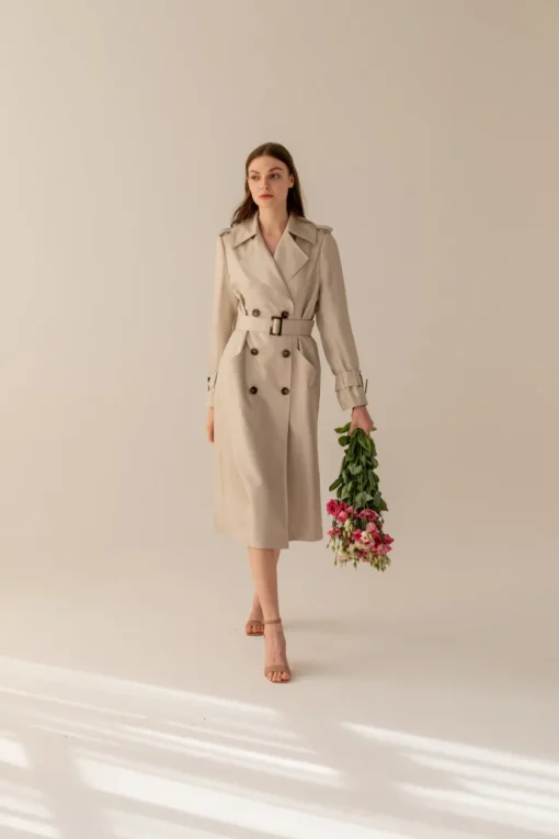 Silkki Trenssitakki Beige<Enteliér Cheap