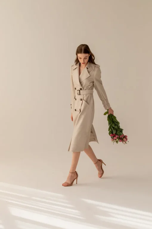 Silkki Trenssitakki Beige<Enteliér Cheap