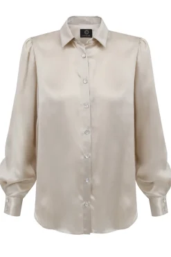 Silkkipaita Beige<Enteliér Cheap