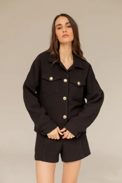 Tweed Takki Musta<Enteliér Sale