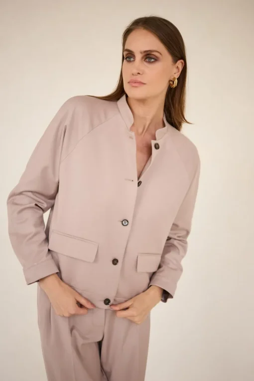 Enzo Jacket Cafe Latte<Enteliér Best Sale