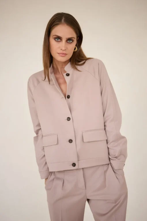 Enzo Jacket Cafe Latte<Enteliér Best Sale