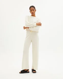 Eri Housut Ivory<Thinking MU Discount