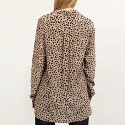 Essential Silk Shirt Dotty Animal Print<Studio Heijne Hot