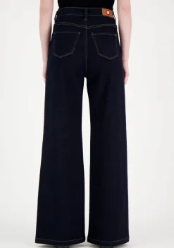 Eva Flared Jeans Dark Blue<Very Nice Fashion