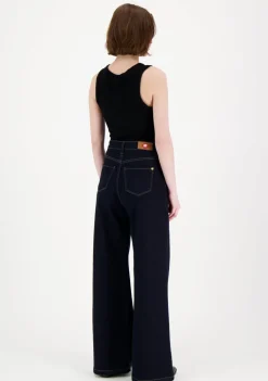 Eva Flared Jeans Dark Blue<Very Nice Fashion