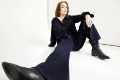 Eva Flared Jeans Dark Blue<Very Nice Fashion