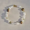 Evergreen Bracelet White/Brown/Green<NAKU Jewellery Flash Sale