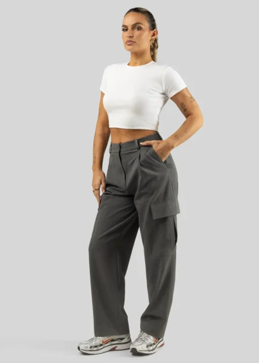 Ezra Cargo Housut Harmaa<GUAJA. Online