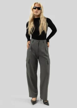Ezra Cargo Housut Harmaa<GUAJA. Online