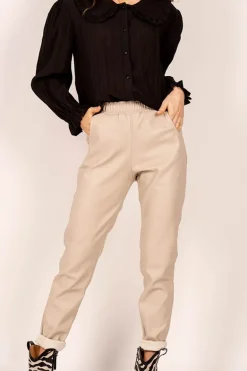 Feba Leather Trousers<ANGELL Online