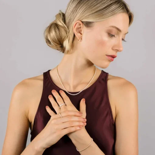 Fejn Sparkle Tennis Necklace<fejn jewelry Store