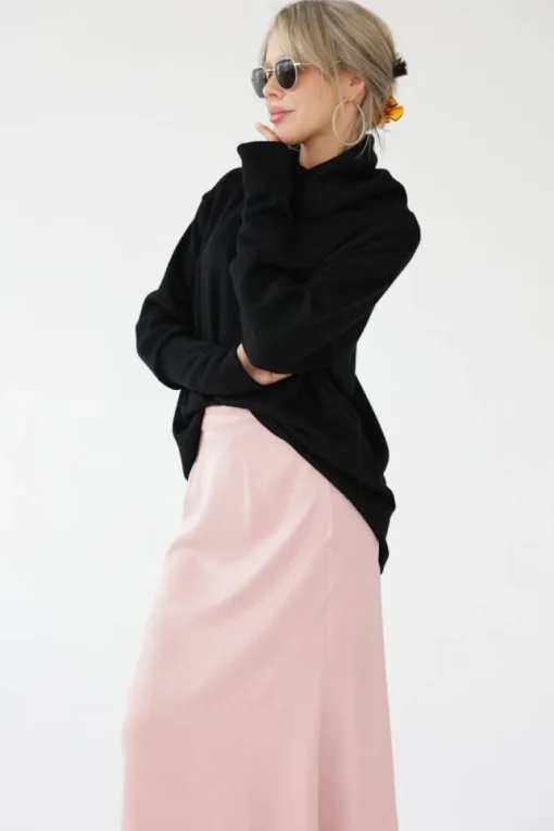Feme Satin Skirt Light Pink<ANGELL Best