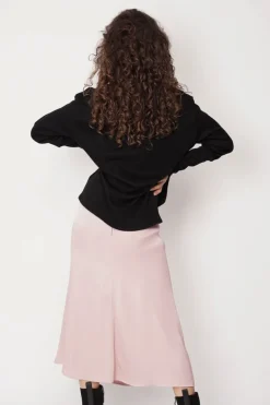 Feme Satin Skirt Light Pink<ANGELL Best