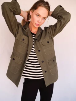 Field Jacket In Organic Cotton<WOTE Online