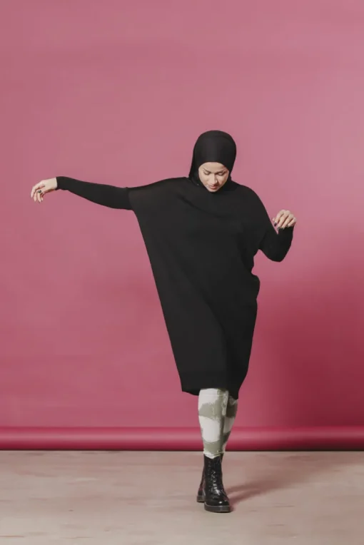 Filipa Merino Neulemekko Musta<Aarrelabel Discount