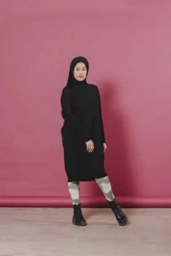 Filipa Merino Neulemekko Musta<Aarrelabel Discount