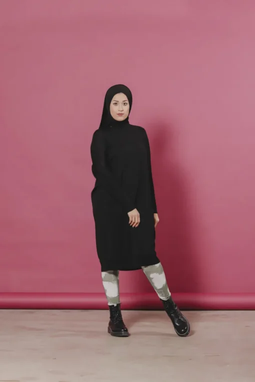 Filipa Merino Neulemekko Musta<Aarrelabel Discount