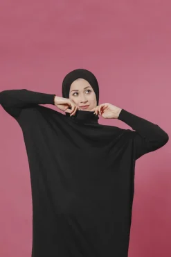 Filipa Merino Neulemekko Musta<Aarrelabel Discount