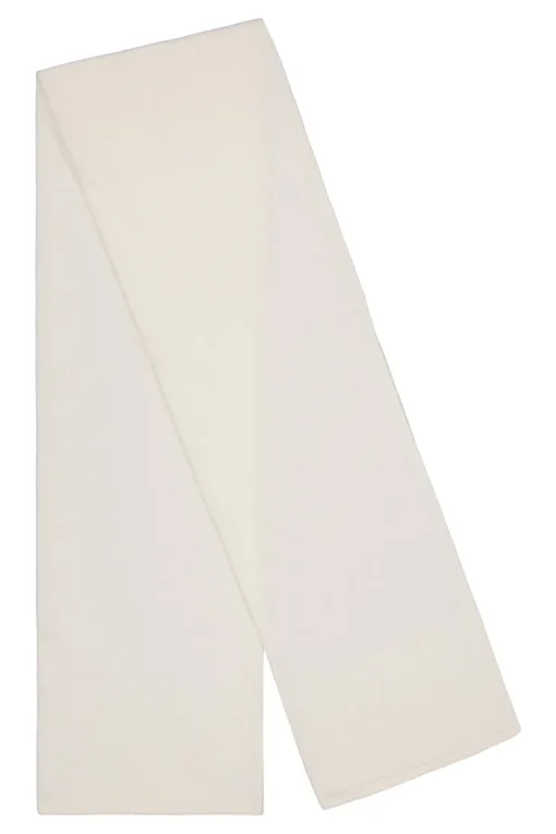 Fiskö Merino Wool Scarf Swan White<niinmun Cheap