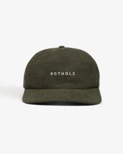 Flannel Floppy Cap Moss Green<Rotholz Best