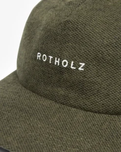 Flannel Floppy Cap Moss Green<Rotholz Best