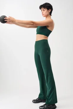 Flared Workout Pants Seaweed<MANDALA Outlet