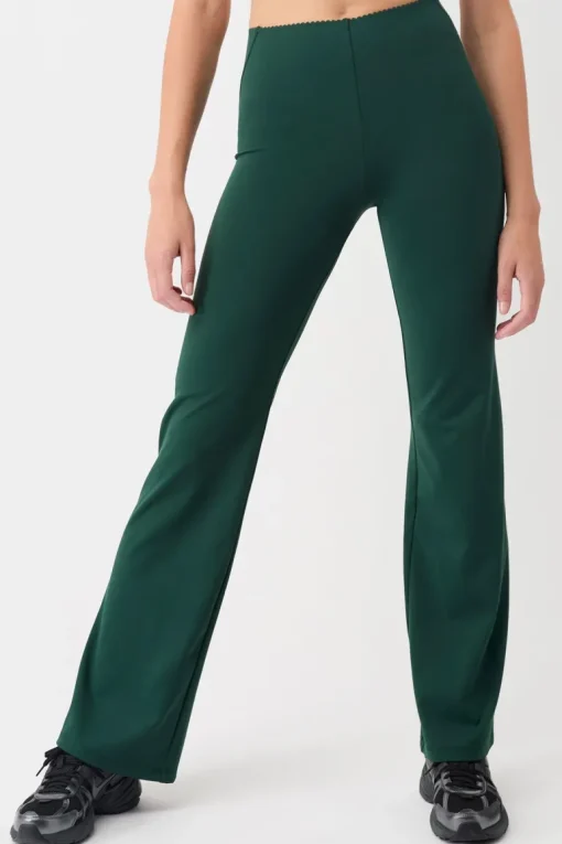 Flared Workout Pants Seaweed<MANDALA Outlet